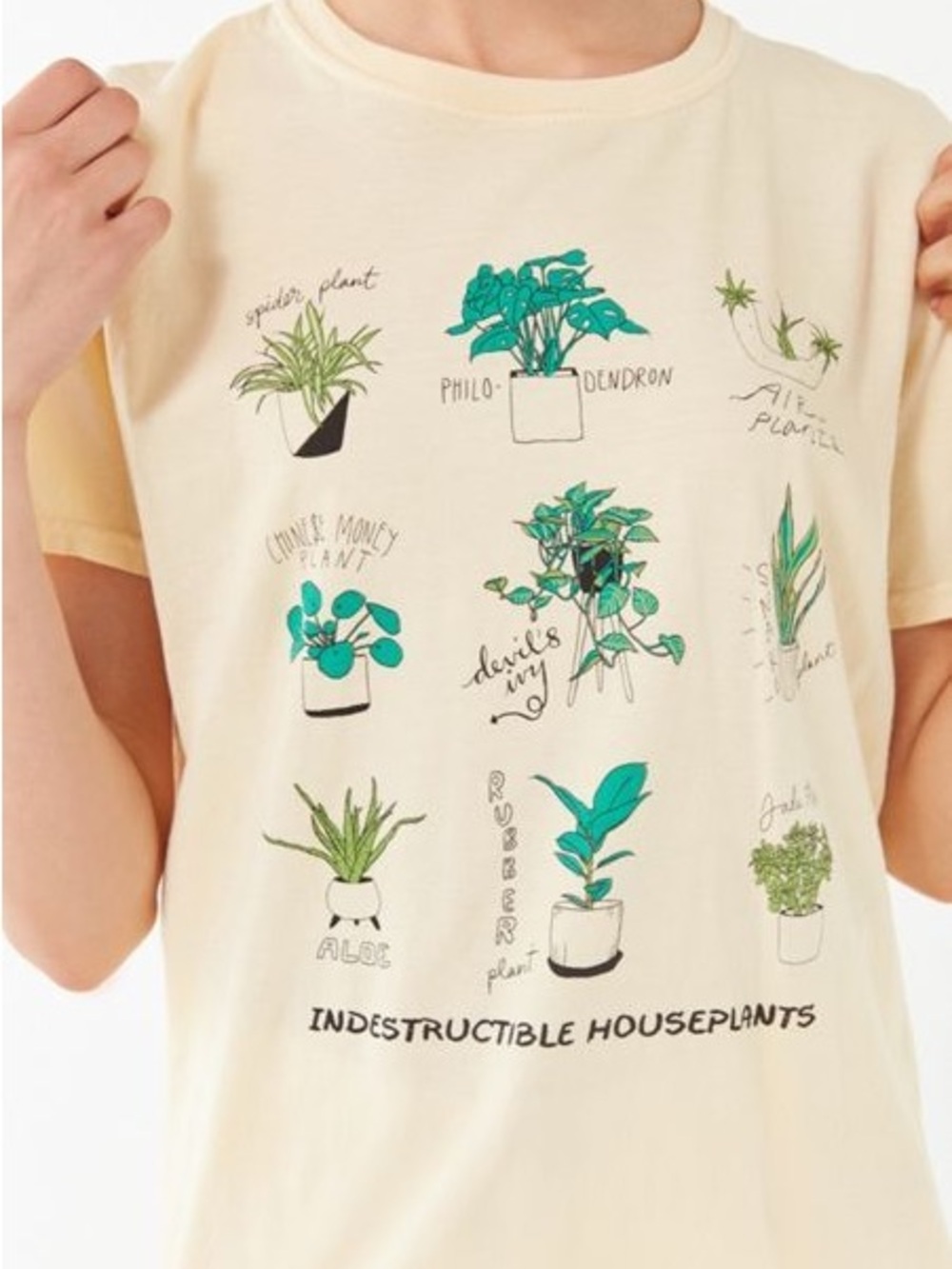 Urban Outfitters Indestructible Houseplants Graphic T-Shirt
